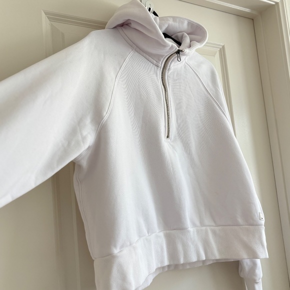 Vuori Restore Half Zip Hoodie White Size M - Picture 8 of 14